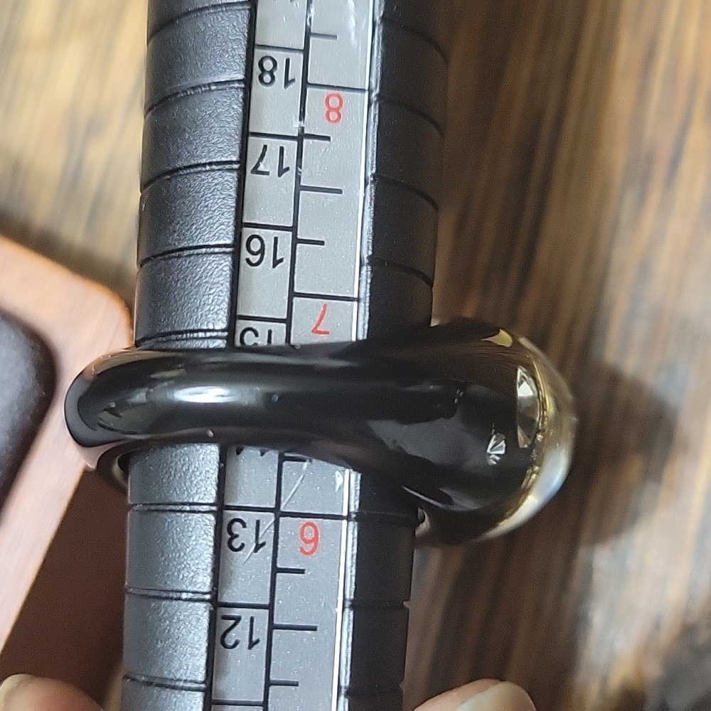 LOUIS VUITTON INCLUSION RESIN RING  6.5 SIZE - Picture 6 of 6